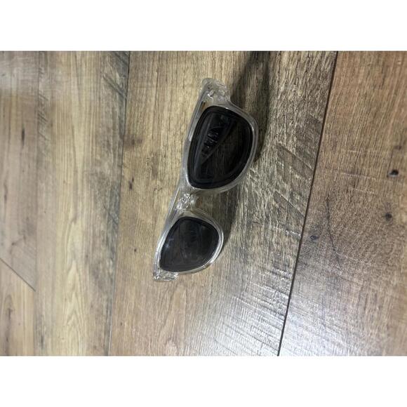 Clear Frame Black Lens Sunglasses with Colorful LED Lights - Picture 2 of 3